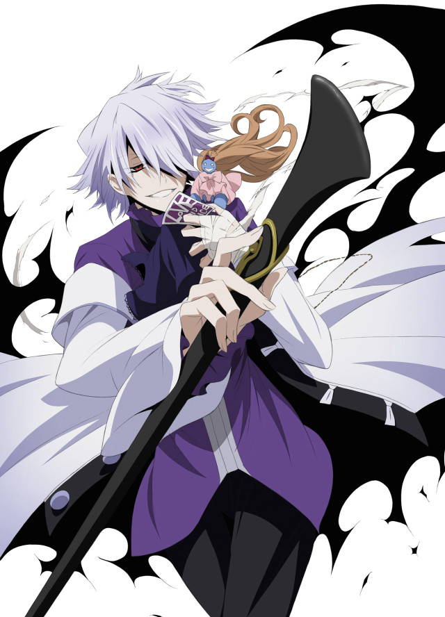 Man holding sword demon back free wallpaper - medium preview image
