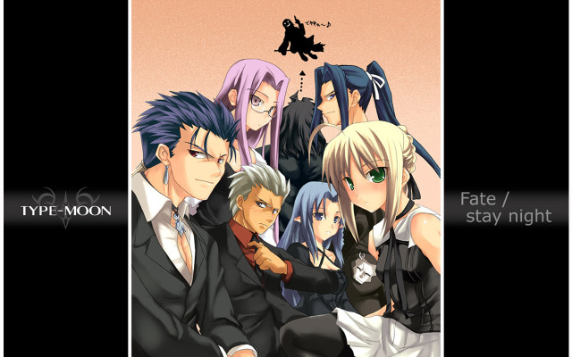 Anime group cat rayonism screenshot free wallpaper - medium preview image