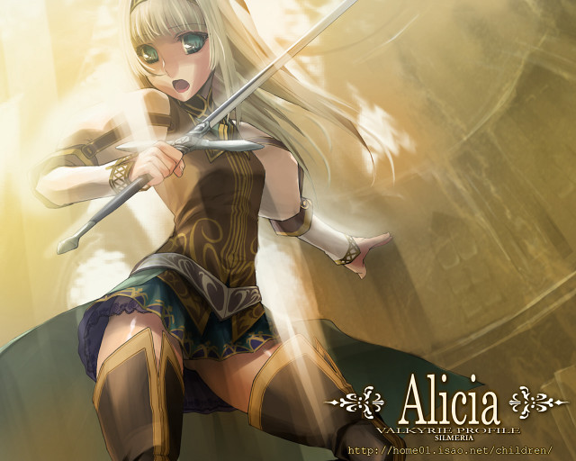 Alice prin blonde weapon sword free wallpaper - medium preview image