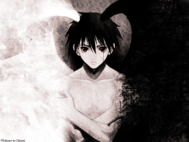 Demon gothic anime male blood free wallpaper - medium preview image