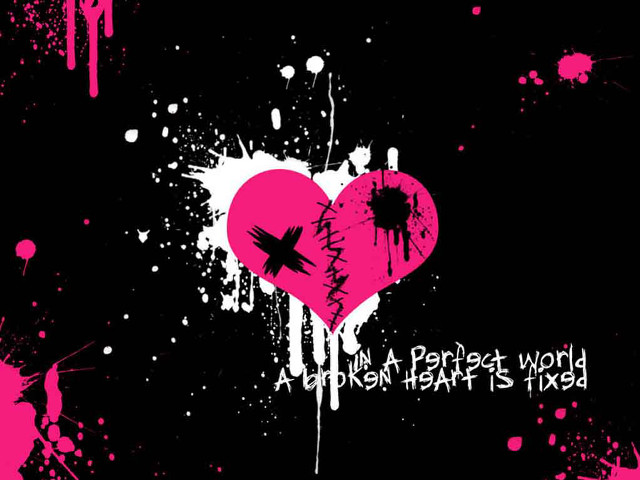 Heart splattered design perfect world free wallpaper - medium preview image