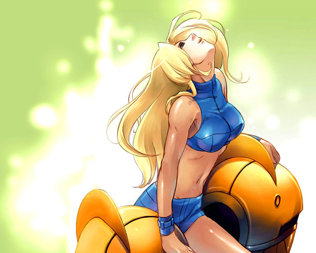 Cartoon girl teddy bear blue free wallpaper - medium preview image