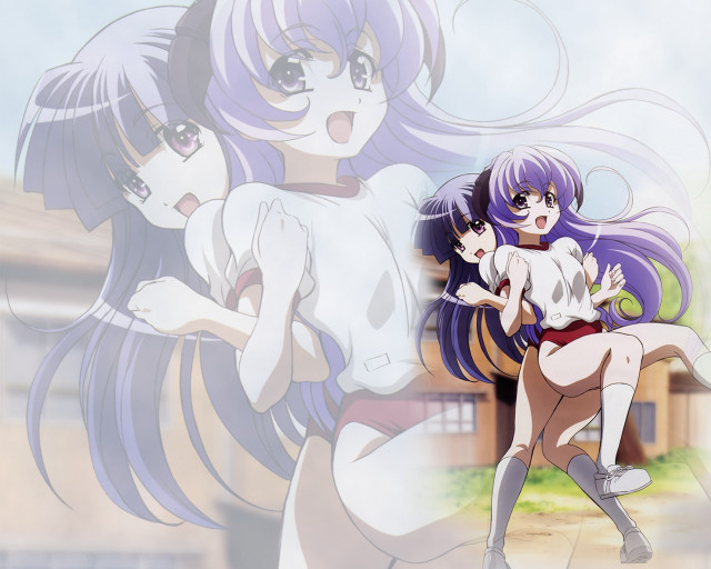 Two girls hugging cat dog free wallpaper - medium preview image