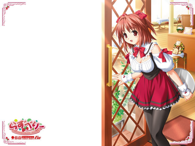 Girl red dress door kyoto free wallpaper - medium preview image