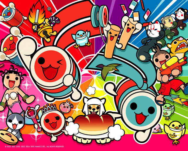 Cartoon characters colorful background baioken free wallpaper - medium preview image