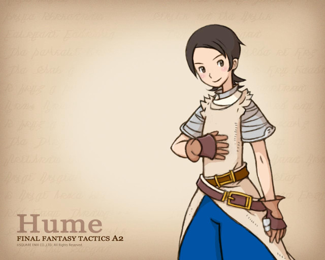 Hume final fantasy portrait cartoon free wallpaper - medium preview image