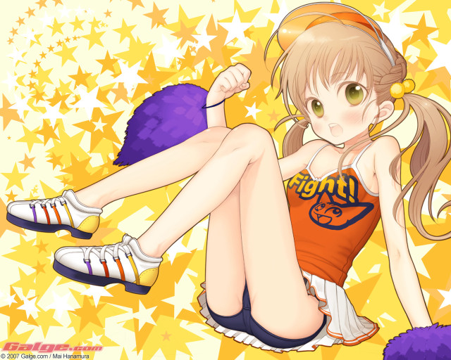 Girl starry background american flag free wallpaper - medium preview image