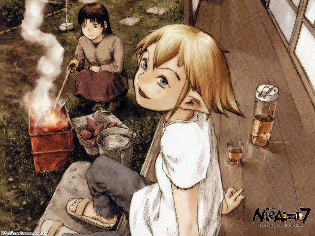 Girl porch fire boy ground free wallpaper - medium preview image