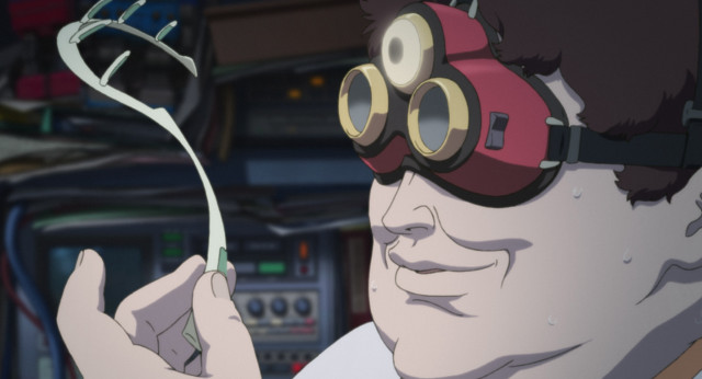 Man goggles toothbrush cyberpunk wires free wallpaper - medium preview image