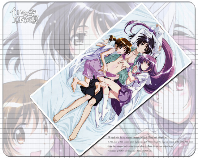 Anime girls puzzle bed fence free wallpaper - medium preview image