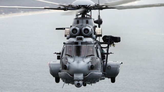 Helicopter flying water above below free wallpaper - medium preview image