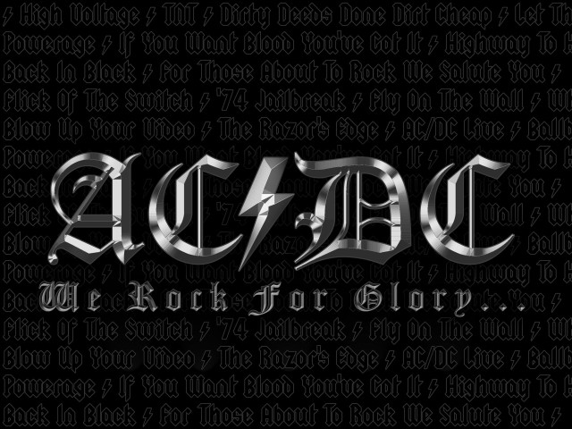 Rock for glory black white free wallpaper - medium preview image