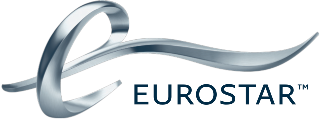 Eurostar logo curved silver wave free wallpaper - medium preview image