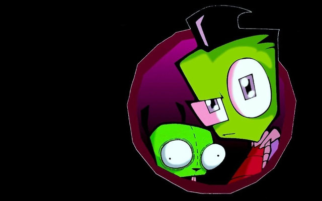 Green face red nose cartoon free wallpaper - medium preview image