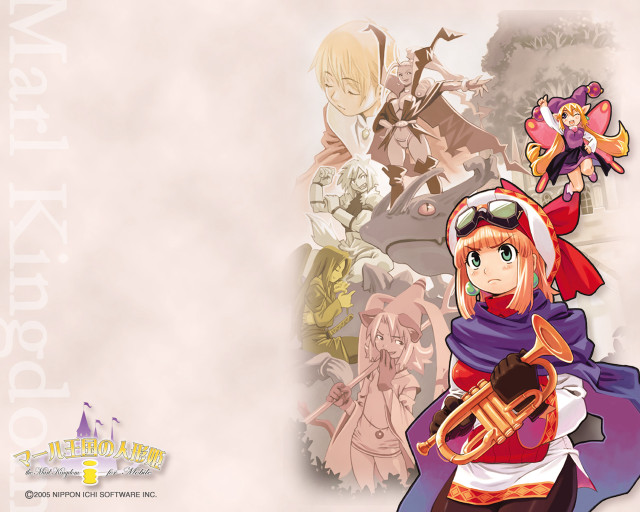 Cartoon trumpet group alice prin free wallpaper - medium preview image