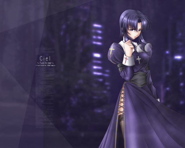 Purple dress forest night gothic free wallpaper - medium preview image