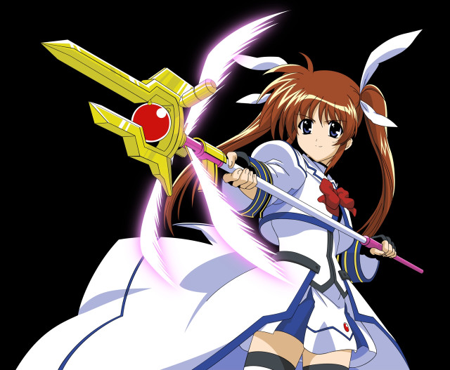 Woman white dress sword redball free wallpaper - medium preview image