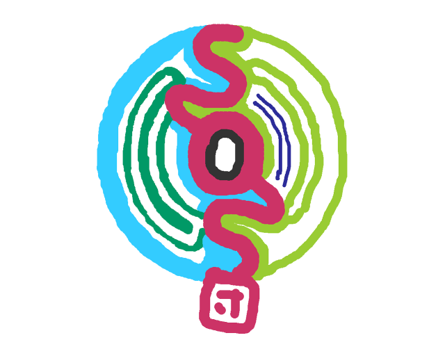 Colorful abstract circle lettero spirals free wallpaper - medium preview image