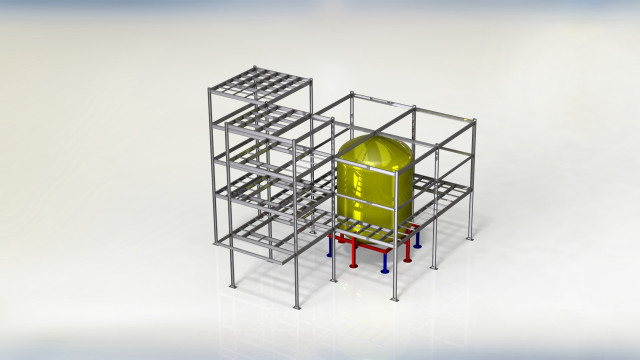 Yellow green object caged white free wallpaper - medium preview image