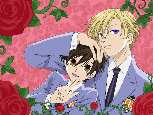 Couple roses flower touching face free wallpaper - medium preview image