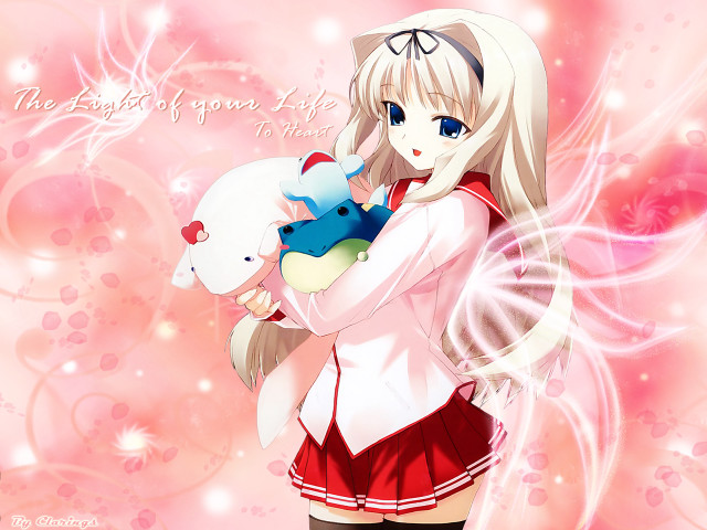 Girl stuffed animal pink heart free wallpaper - medium preview image