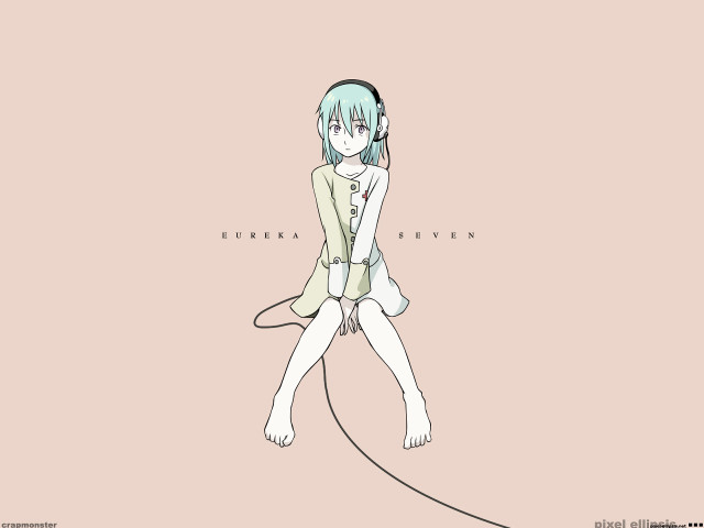 Girl headphones pink background aya free wallpaper - medium preview image