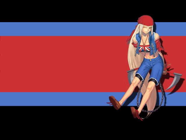 Woman flag hammer chain gloves free wallpaper - medium preview image
