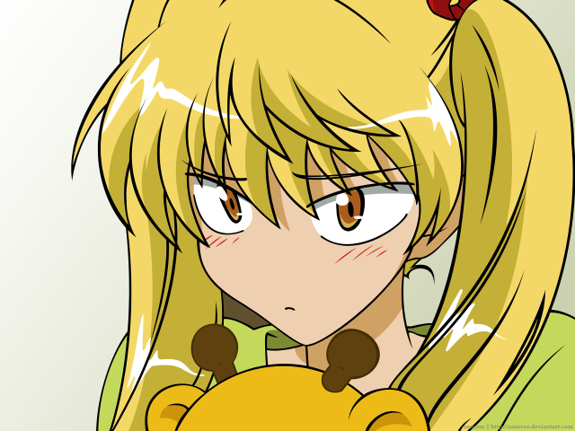 Cartoon girl teddy bear sad #3 free wallpaper - medium preview image