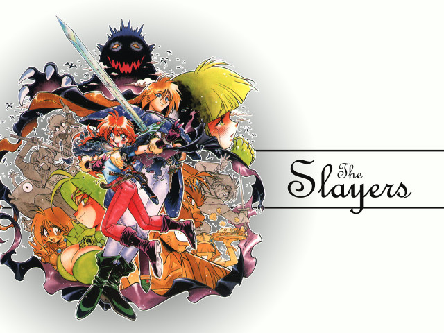 Slayers anime group concept art free wallpaper - medium preview image