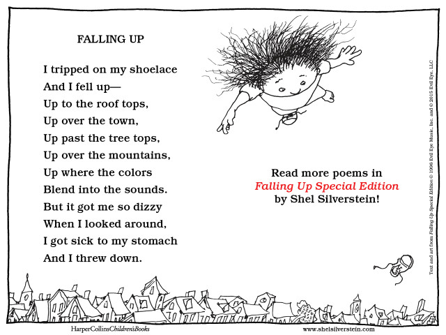 Girl falling head poem image free wallpaper - medium preview image
