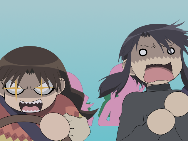 Surprised girls anime black hair free wallpaper - medium preview image
