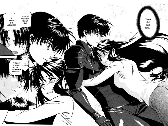 Hug mirror neo romanticism manga free wallpaper - medium preview image