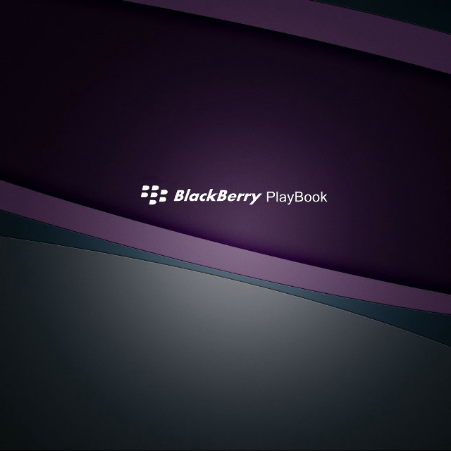 Blackberry playbook purple wave black free wallpaper - medium preview image