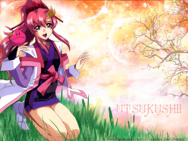 Girl pink hat dress dragon free wallpaper - medium preview image