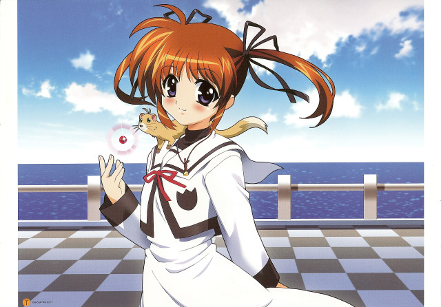 Woman cat argyle checkered sky free wallpaper - medium preview image