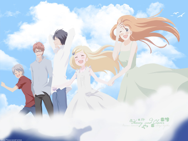 Clouds children sky floating hair free wallpaper - medium preview image