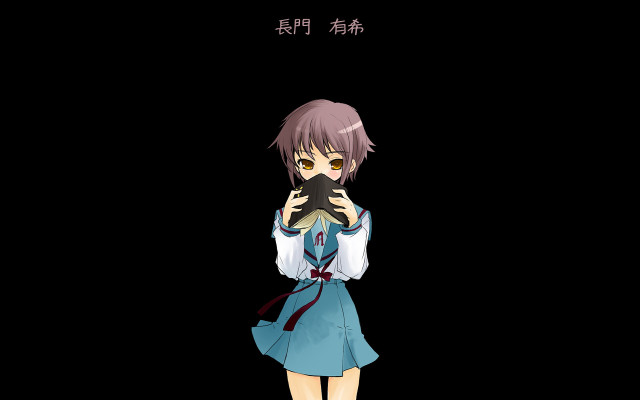 Chizuko yoshida girl blue dress free wallpaper - medium preview image