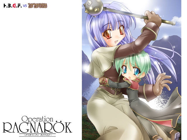 Anime hugging girls sword starry free wallpaper - medium preview image