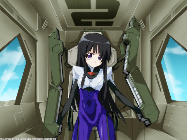 Anime girl futuristic mecha kikukawa free wallpaper - medium preview image