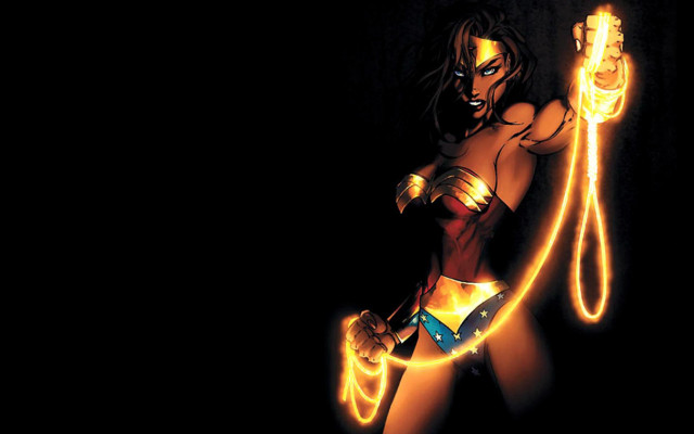 Woman bikini fire stick black #2 free wallpaper - medium preview image