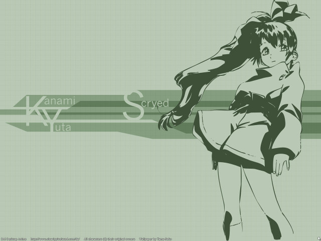 Girl bow dress checkered green free wallpaper - medium preview image