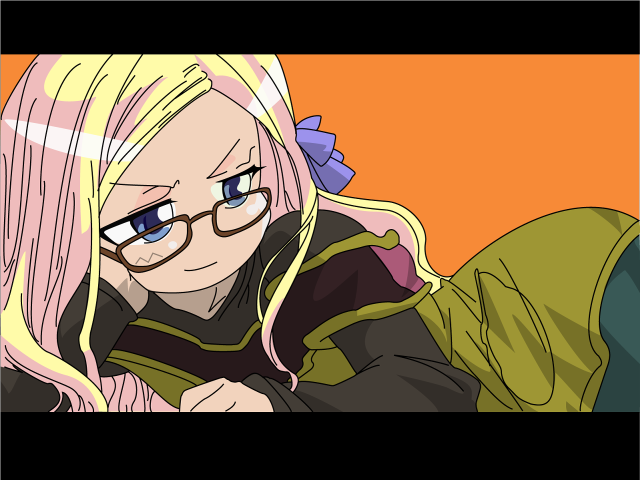 Girl glasses pink hair bed #2 free wallpaper - medium preview image