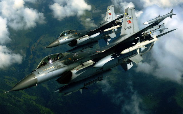 Fighter jets flying sky above #9 free wallpaper - medium preview image