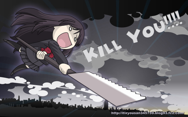 Woman flying plane gothic manga free wallpaper - medium preview image