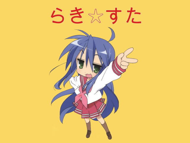 Bluehair girl pointing 5 chinese free wallpaper - medium preview image