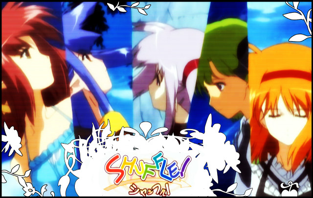 Anime group blue sky flower free wallpaper - medium preview image