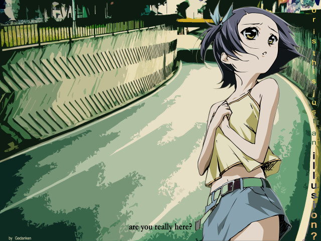 Woman sad hand hip green free wallpaper - medium preview image