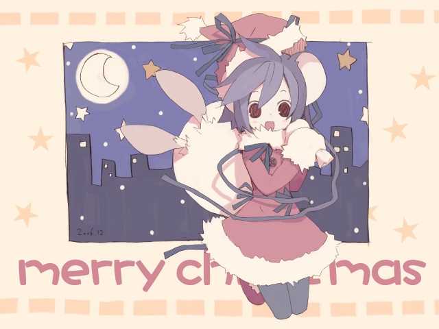 Cartoon character christmas city stars free wallpaper - medium preview image