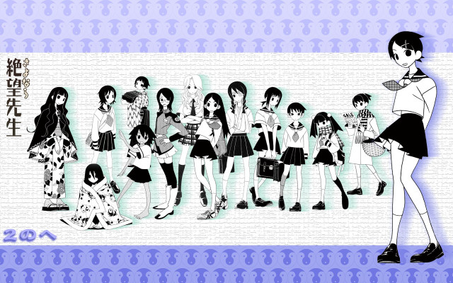 Anime girls wall asian characters free wallpaper - medium preview image