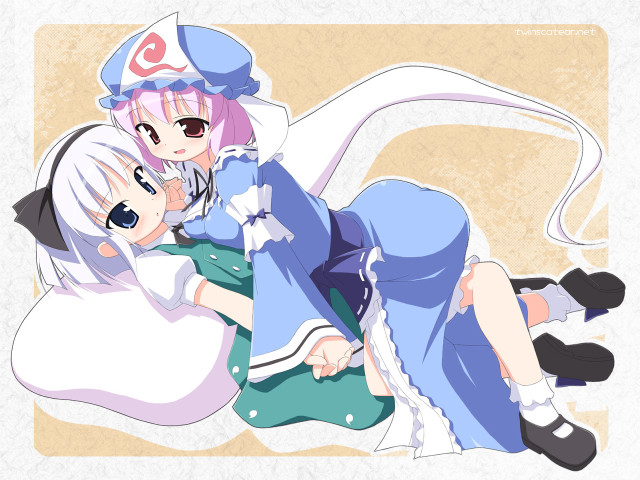 Anime ghost cat bed concept free wallpaper - medium preview image